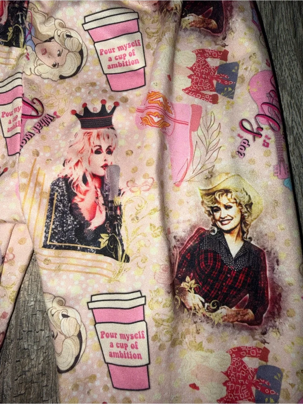 Boutique Dolly Parton Inspired Bell Bottom Outfit Size 4T